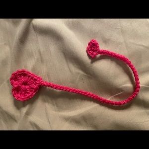 Heart shaped bookmark